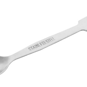 Scoop with Spatula 5.9" - Stainless Steel Polished