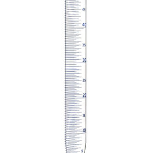 Crow Receiver, 50mL - Class A - Round Base - Blue Graduations