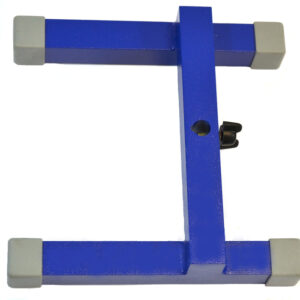 H-Shaped Retort Base - 8"x8" Base - Heavy Duty Cast Iron Blue - Eisco Labs