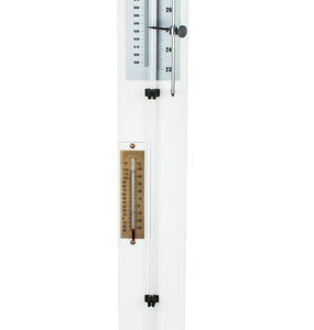 Syphon Barometer - 41" Long, 3.5" Wide - Celsius and Fahrenheit Temperature Graduations - Eisco Labs