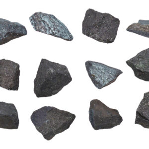 12PK Raw Magnetite Specimens, 1" - Geologist Selected Samples - Eisco Labs