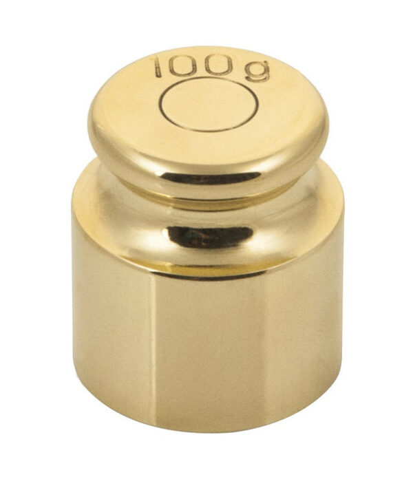 100g Balance Weight Spare - Brass - Eisco Labs