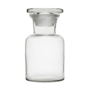 Reagent Bottle 60ml - Wide Neck - Glass Stopper - Soda Glass
