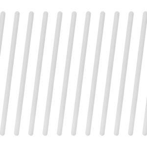 12PK Polypropylene Stirring Rods 7.9" - Rounded Ends 7mm Diameter