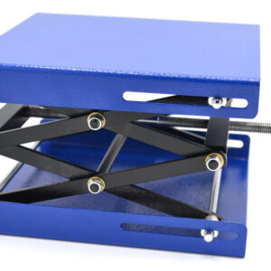 Scissor Jack Laboratory Stand with 7.75 in x 7.75 in Plate, Fully Extended Height 12 in - Eisco Labs