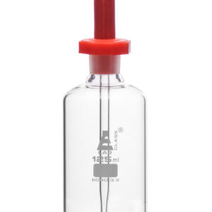 Dropping Bottle, 125ml (4.2oz) - Eye Dropper Pipette - Borosilicate 3.3 Glass