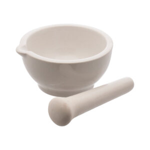 Mortar & Pestle Glazed - 125mm - Porcelain