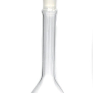 Volumetric Flask, 50ml - Class A, ASTM - Tolerance ±0.050 ml - Glass Stopper -  Single, Blue Graduation - Eisco Labs