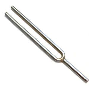 Steel Tuning Fork, 320Hz Frequency (±5%) - Designed for Physics Experimentation - Chrome Plated Steel - Eisco Labs