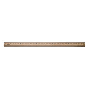 Meter Scale, Half Meter - Hardwood, Premium - Horizontal reading - Eisco Labs