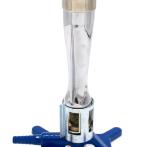 Natural Gas Meker Bunsen Burner, StabiliBase Anti-Tip Design with Handle, NG - Very High Temperature (1780°C) BTU Range - 935 to 1180 - Eisco Labs