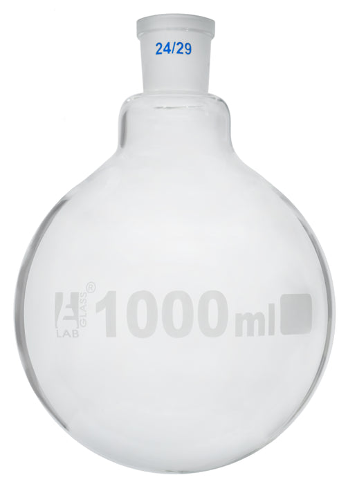 Florence boiling flask, 1000ML - 24/29 interchangeable joint - borosilicate