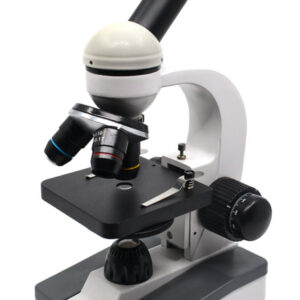 Monocular Microscope, Prime LED 101 - Adjustable LED Illumination - 360 Degree Rotatable Monocular Head - 4X, 10X, 40X Objectives - Eisco Labs