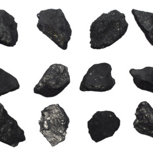 12PK Raw Graphite, Pure Carbon Specimens - Approx. 1" - Geologist Selected & Hand Processed - Great for Science Classrooms - Class Pack - Eisco Labs
