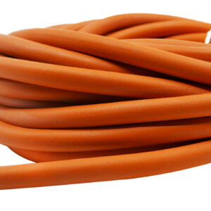 Rubber Tubing 10m Orange - Soft - 10mm Bore - 2.0mm Thickness