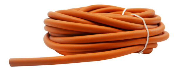 Rubber Tubing 10m Orange - Soft - 10mm Bore - 2.0mm Thickness