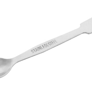 Scoop with Spatula 4.9" - Stainless Steel Polished