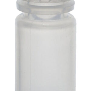 4mL Rigid Plastic Reagent Bottle with Narrow Mouth (0.33" ID) and Screw Cap - Polypropylene - Eisco Labs