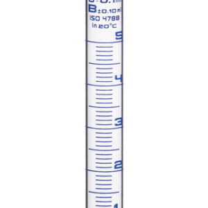 Graduated Cylinder, 5ml - Class B - Blue Graduations, Round Base