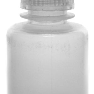 Reagent Bottle, 30ml, Narrow Neck, Rigid Autoclavable Polypropylene - Eisco Labs