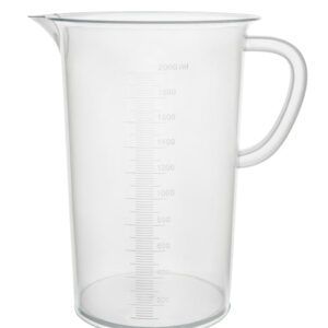Measuring Jug 2000mL - Polypropylene Plastic - Raised Graduations