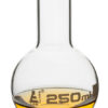 Boiling Flask 250ml - Borosilicate Glass - Flat Bottom Narrow Neck - Eisco Labs