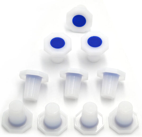 10PK Stoppers 19/26 - Polypropylene - Chemical Resistant - Eisco Labs