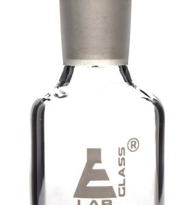 Reagent Bottle, Borosilicate Glass, Narrow Mouth with Interchangeable Hexagonal hollow glass Stopper - 30ml - Eisco Labs