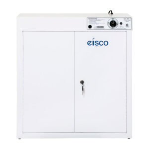Goggle Sanitizer - UV Sanitizing Cabinet - Holds 36 Goggles - Wall Mountable - Heavy Duty CRC Steel - Eisco Labs
