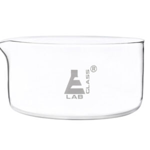 Crystallizing Dish, 900ml - Flat Bottom - Borosilicate Glass - Eisco Labs
