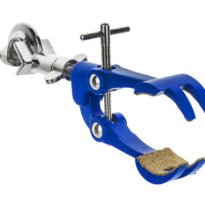 4 Prong, Cork Lined Clamp on Swivel Bosshead - 4.1" Max Opening