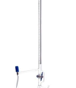 Automatic Zero Burette, 50ml - Class A - 34/35 Joint Size - 0.05±ml Tolerance, 0.10ml Sub. Divisions - 2000ml Reservoir Capacity - With Intermediate Stopcock & Schellbach Stripe - Eisco Labs