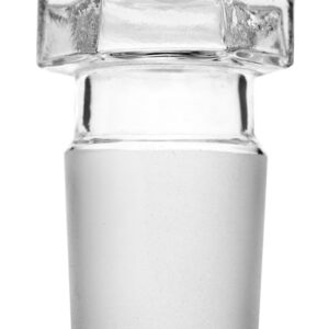 Hollow Stopper, Hexagonal Top - 29/32 Cone - Flat Bottom - Borosilicate Glass - Eisco Labs