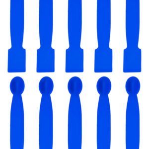 10PK Scoops with Knife Edge, 7.9" - Polypropylene - Dual Ended