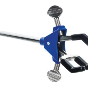 3 Finger Adjustable Clamp on Stainless Steel Rod - 2.3" Max Opening