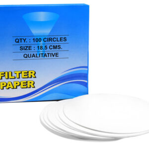 Premium Qualitative Filter Paper, 100 Pack - 7.28" (18.5cm) - Eisco Labs