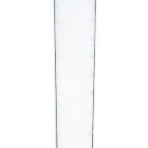 Measuring Cylinder, 1000ml - Class B - TPX Plastic, Octagonal Base, Moulded Graduations - Industrial Quality, Autoclavable - Eisco Labs