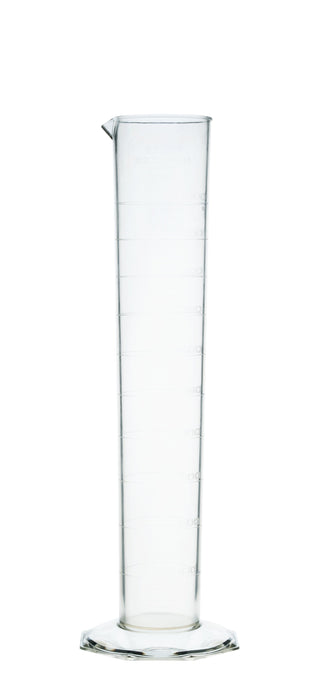 Measuring Cylinder, 1000ml - Class B - TPX Plastic, Octagonal Base, Moulded Graduations - Industrial Quality, Autoclavable - Eisco Labs