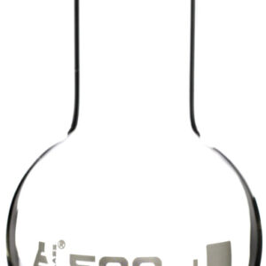 Boiling Flask 500ml - Borosilicate Glass - Flat Bottom Wide Neck - Eisco Labs