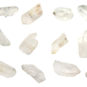 12PK Raw Quartz Specimen, 1" - Geologist Selected Samples - Eisco Labs