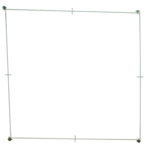 Folding Quadrat - 0.5 Meters Square - Steel Frame - Eisco Labs