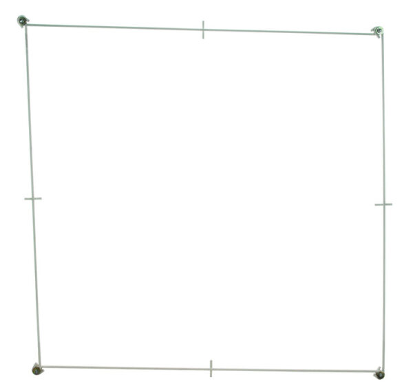 Folding Quadrat - 0.5 Meters Square - Steel Frame - Eisco Labs