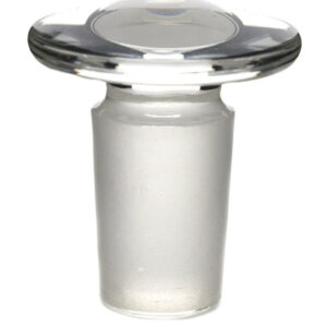 Stopper 19/26 - Flat Head Solid Cone - Borosilicate Glass - Eisco Labs