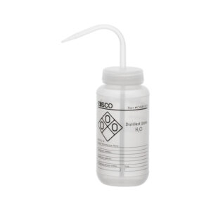 Performance Plastic Wash Bottle, Distilled Water, 500 ml - Labeled (1 Color)