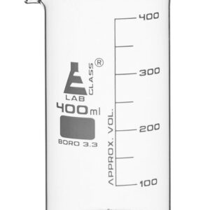 Beaker, 400ml - Tall Form - White Graduations - Borosilicate Glass
