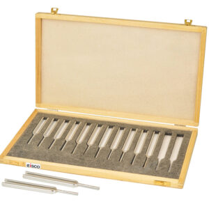 Steel Tuning Fork Set - Set of 13 - In Wooden Case, Designed for Physics experimentation - Eisco Labs