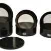 8 Piece Plastic Sieve/ Strainer - Stainless Steel Mesh - Eisco Labs