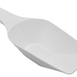Scoop, 250ml (8.5oz) - Polypropylene - Flat Bottom, Excellent for Measuring & Weighing