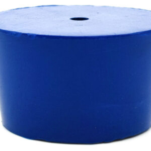 10PK Neoprene Stoppers, 1 Hole - ASTM - Size: #8.5 - 36mm Bottom, 43mm Top, 25mm Length