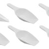 6PK Scoops, 100ml (3.4oz) - Polypropylene - Flat Bottom, Excellent for Measuring & Weighing